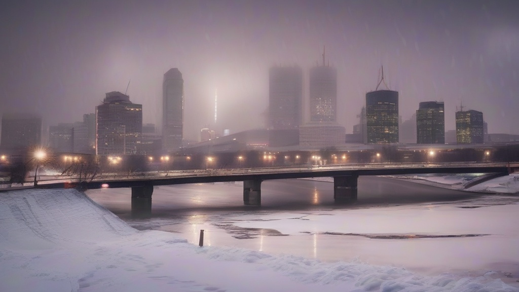 寒潮与高温的极端博弈：雪天预警下的气候交响曲