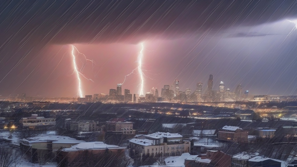 极端天气交响曲：雪天与雷暴共舞的气候警示