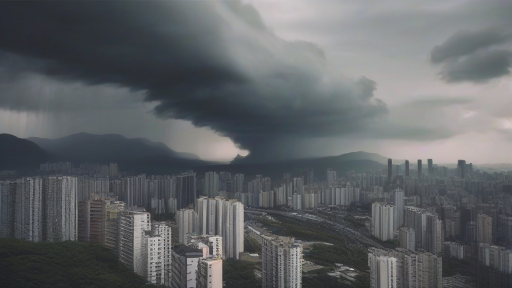 当台风遇上晴天：气候剧变下的矛盾天气密码