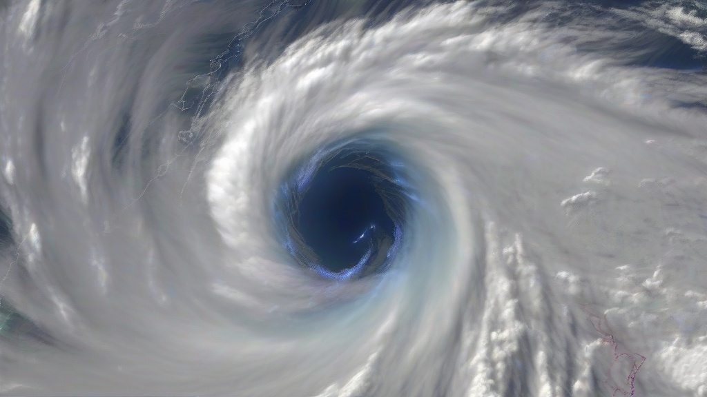 气象卫星视角：台风与气候变化的双重变奏曲