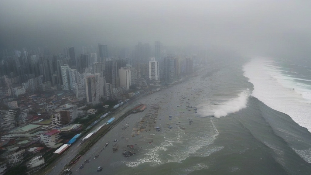 极端天气交响曲：台风、雪天与雾霾下的气候危机警示
