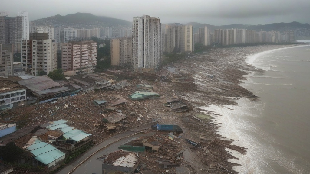 台风与雾霾：双重威胁下的城市生存挑战